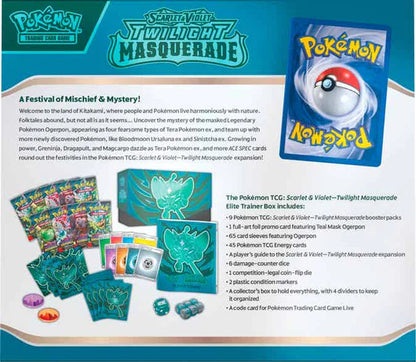 Scarlet & Violet Twilight Masquerade - Elite Trainer Box (Inglés)